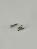 Piercing labret titanio 16G, alacrán plateado - piercings Mundo Chic