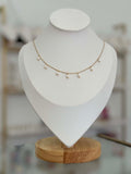 Collar 7 Perlas sintéticas colgantes.  - collares Mundo Chic