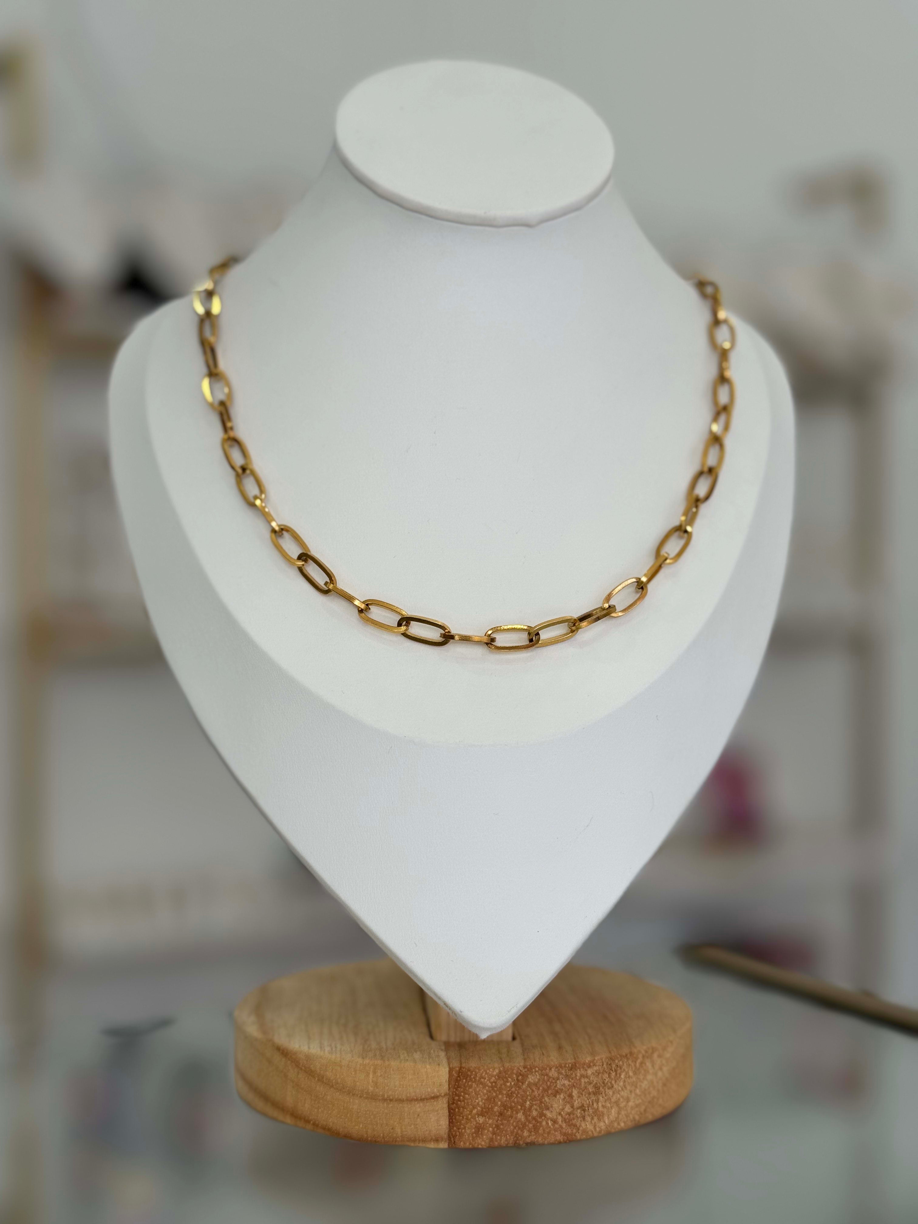 Collar cadena elabores midi. - collares Mundo Chic