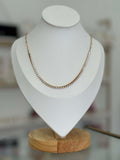 Collar mitad zirconias, mitad eslabones. - collares Mundo Chic