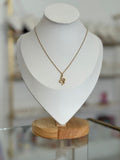 Collar dorado con dije de serpiente - collares Mundo Chic