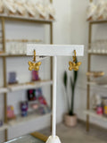 Aretes Mariposas Doradas Aesthetic Delicados Acero - aretes Mundo Chic