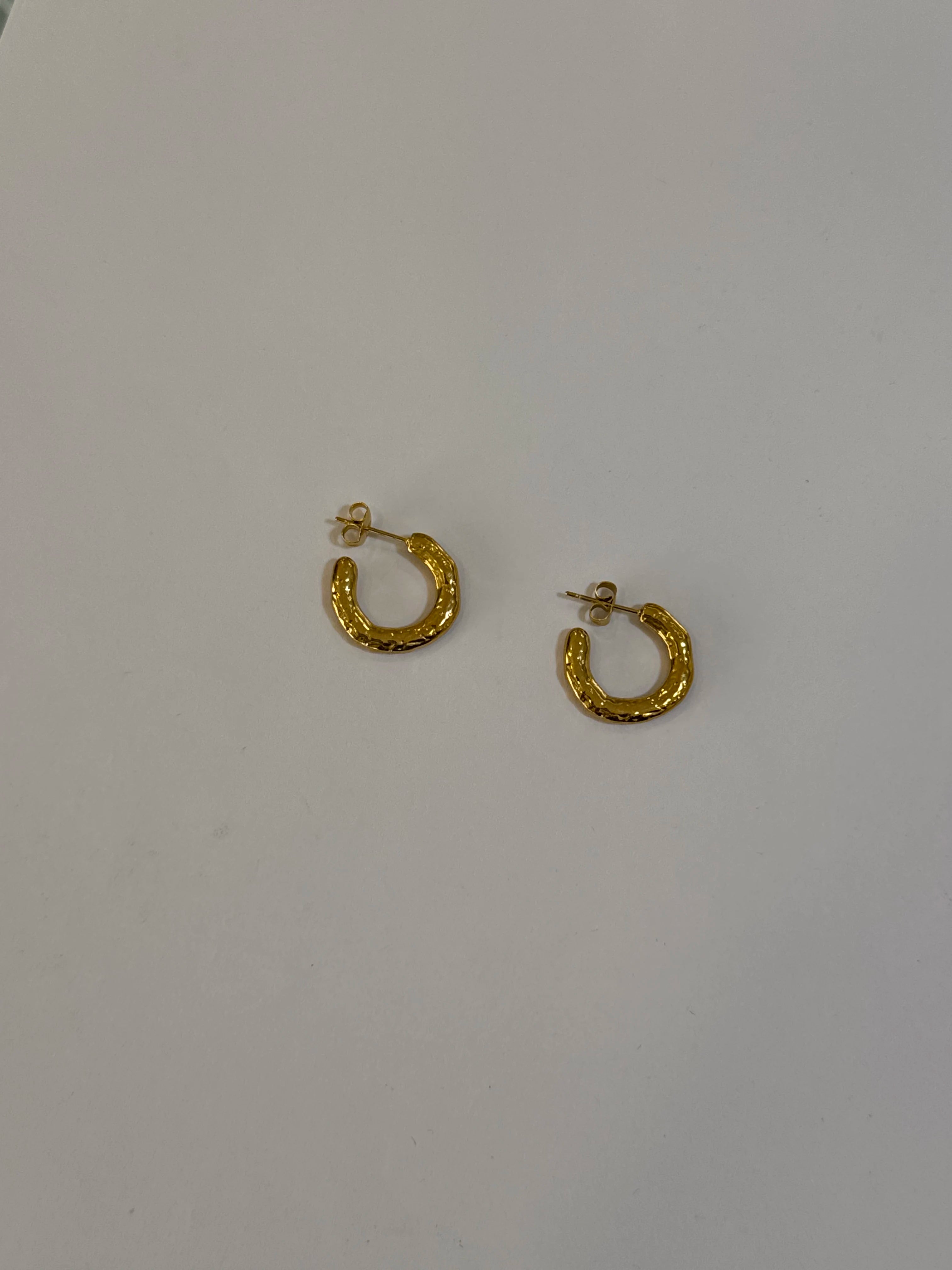 Aretes Acero Inoxidable 18k - 112 - aretes Mundo Chic