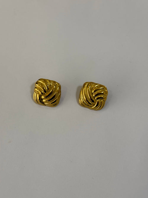Aretes Acero Inoxidable 18k - 109 - aretes Mundo Chic