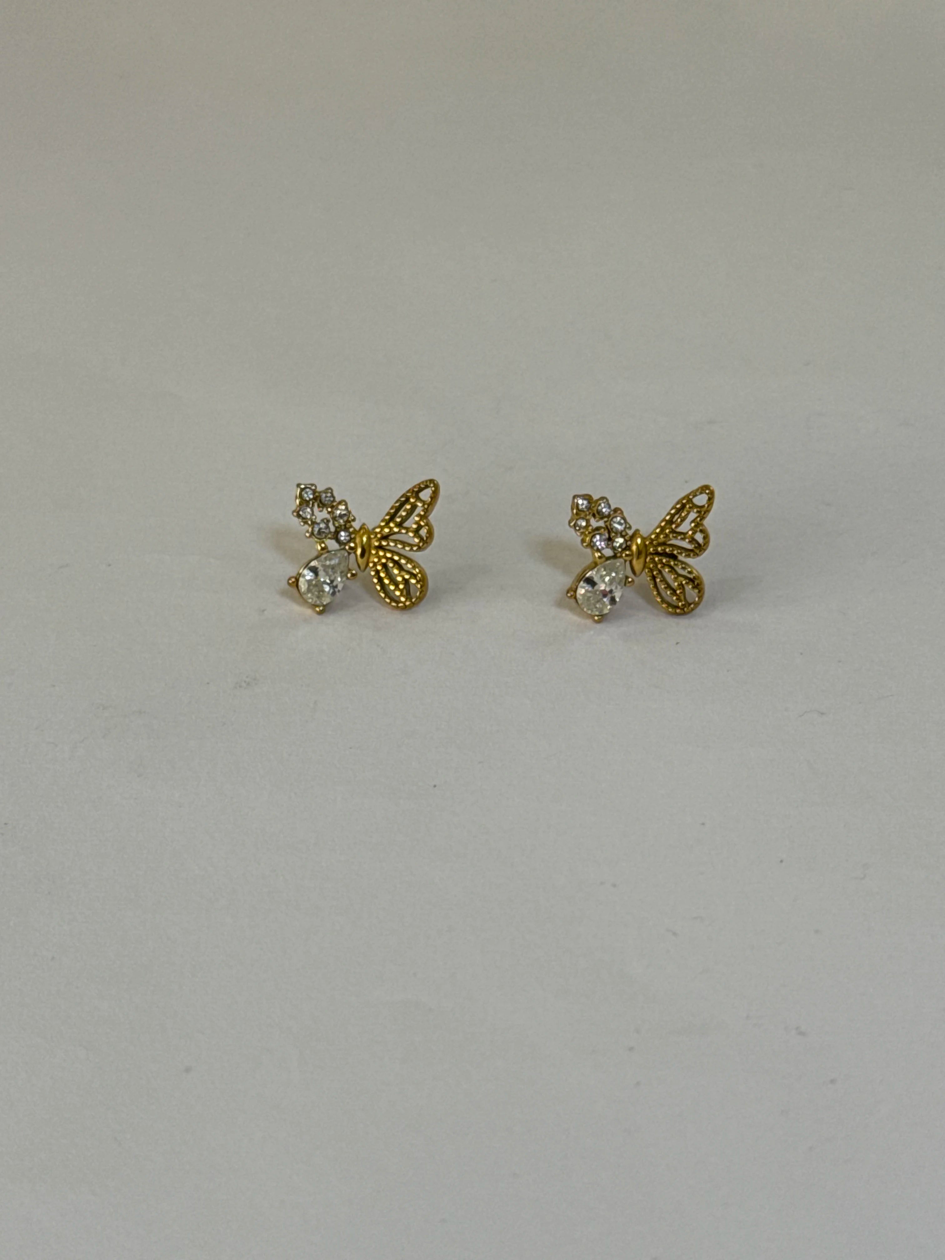 Aretes Acero Inoxidable 18k - 95 - aretes Mundo Chic