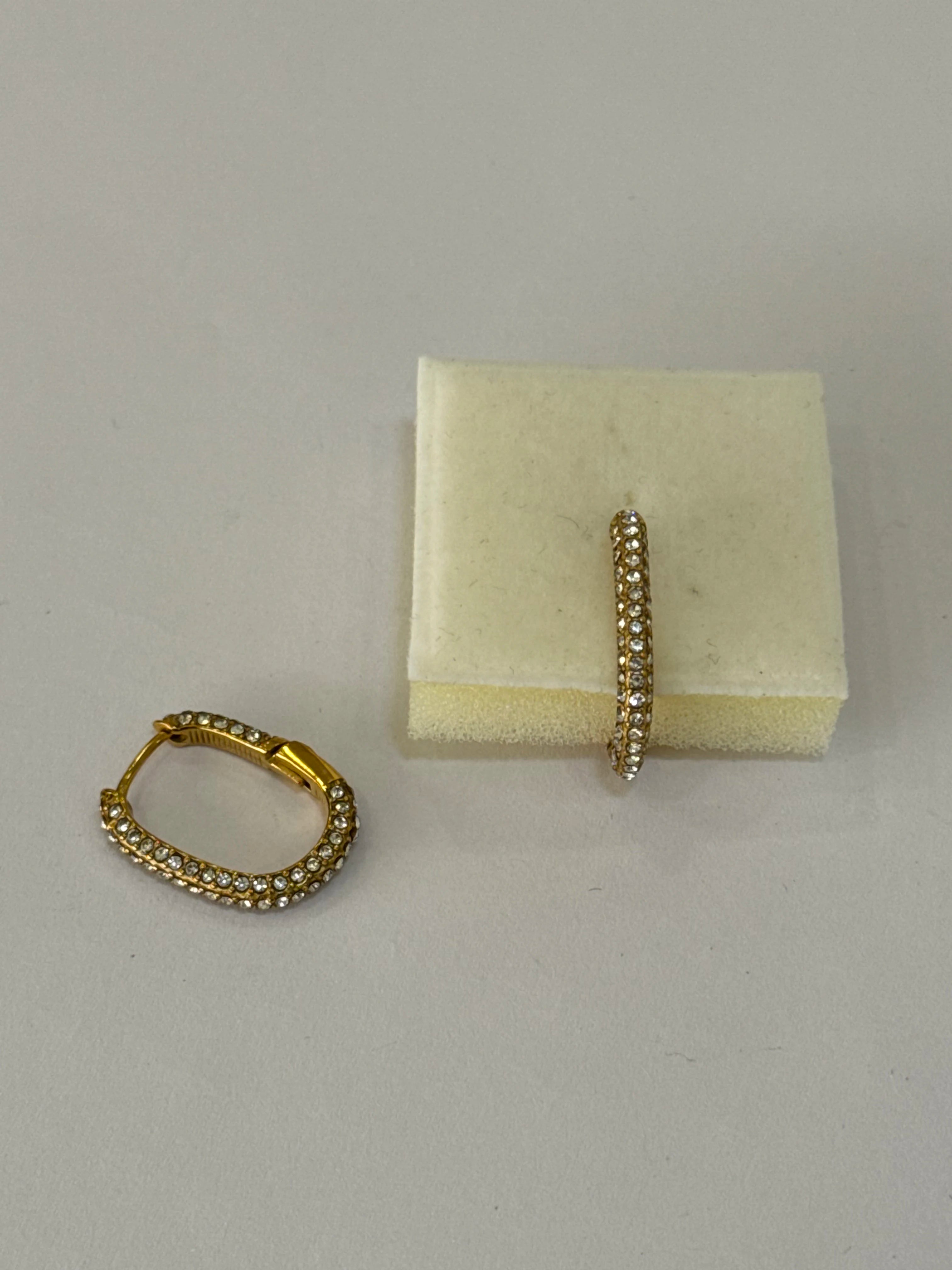 Aretes Acero Inoxidable 18k - 86 - aretes Mundo Chic
