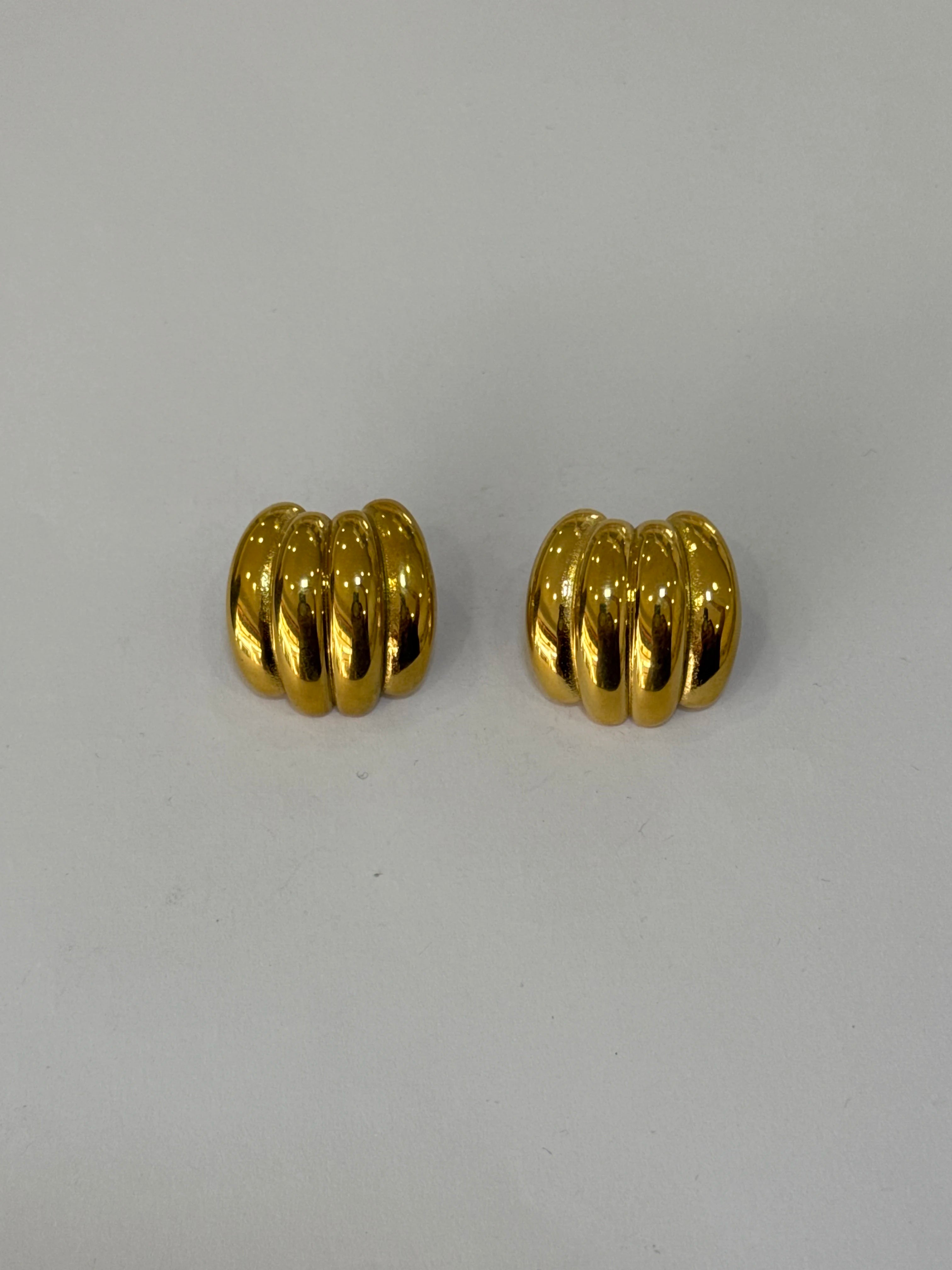 Aretes Acero Inoxidable 18k - 77 - aretes Mundo Chic