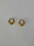 Aretes Acero Inoxidable 18k - 75 - aretes Mundo Chic