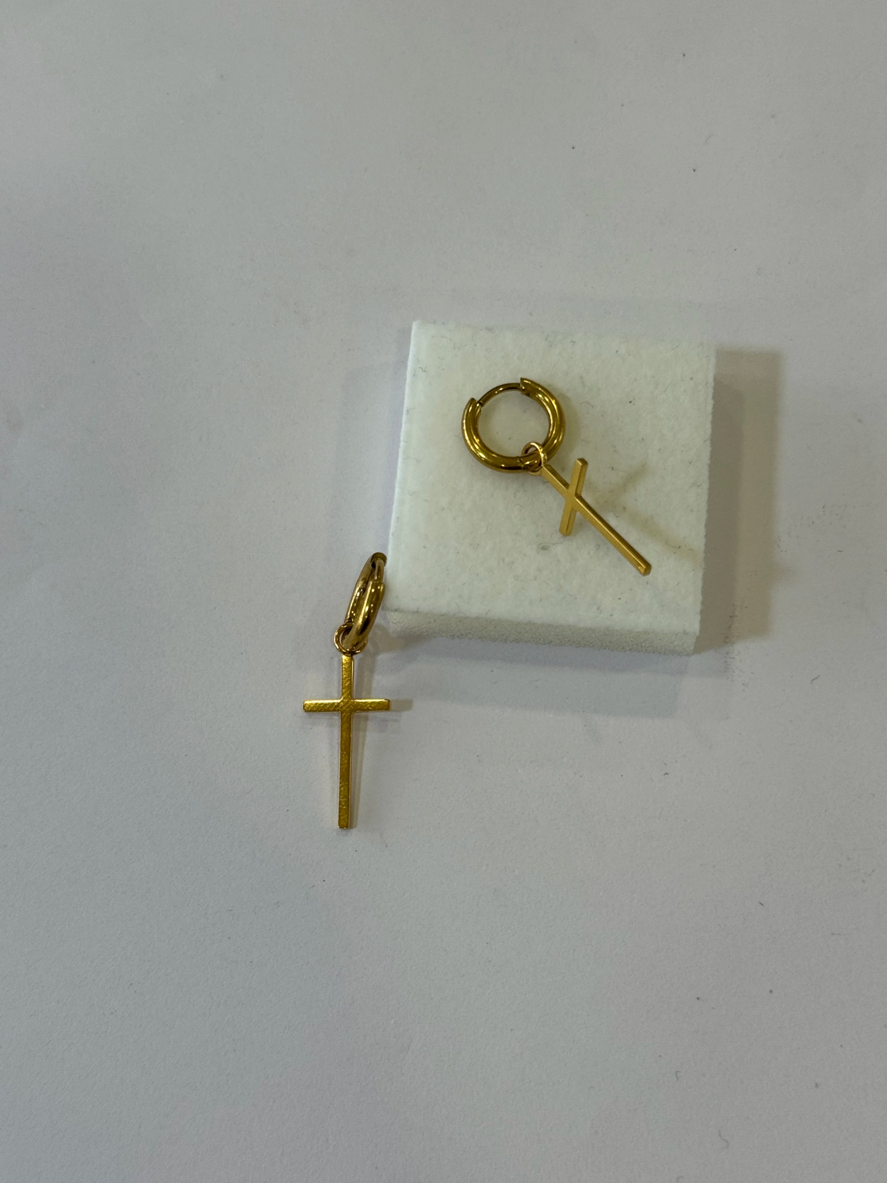 Aretes Acero Inoxidable 18k - 71 - aretes Mundo Chic