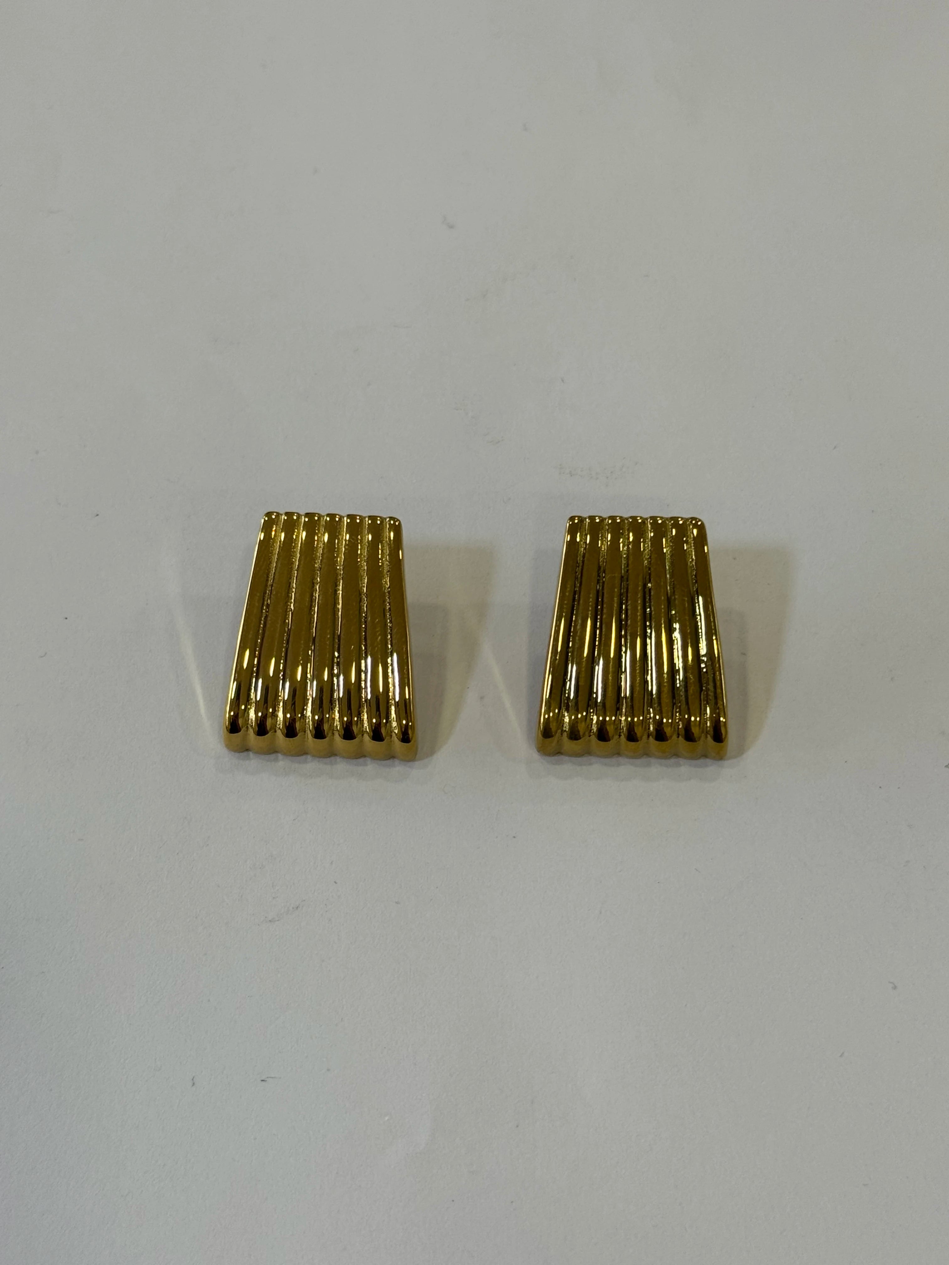 Aretes Acero Inoxidable 18k - 59 - aretes Mundo Chic