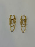 Aretes Acero Inoxidable 18k - 55 - aretes Mundo Chic