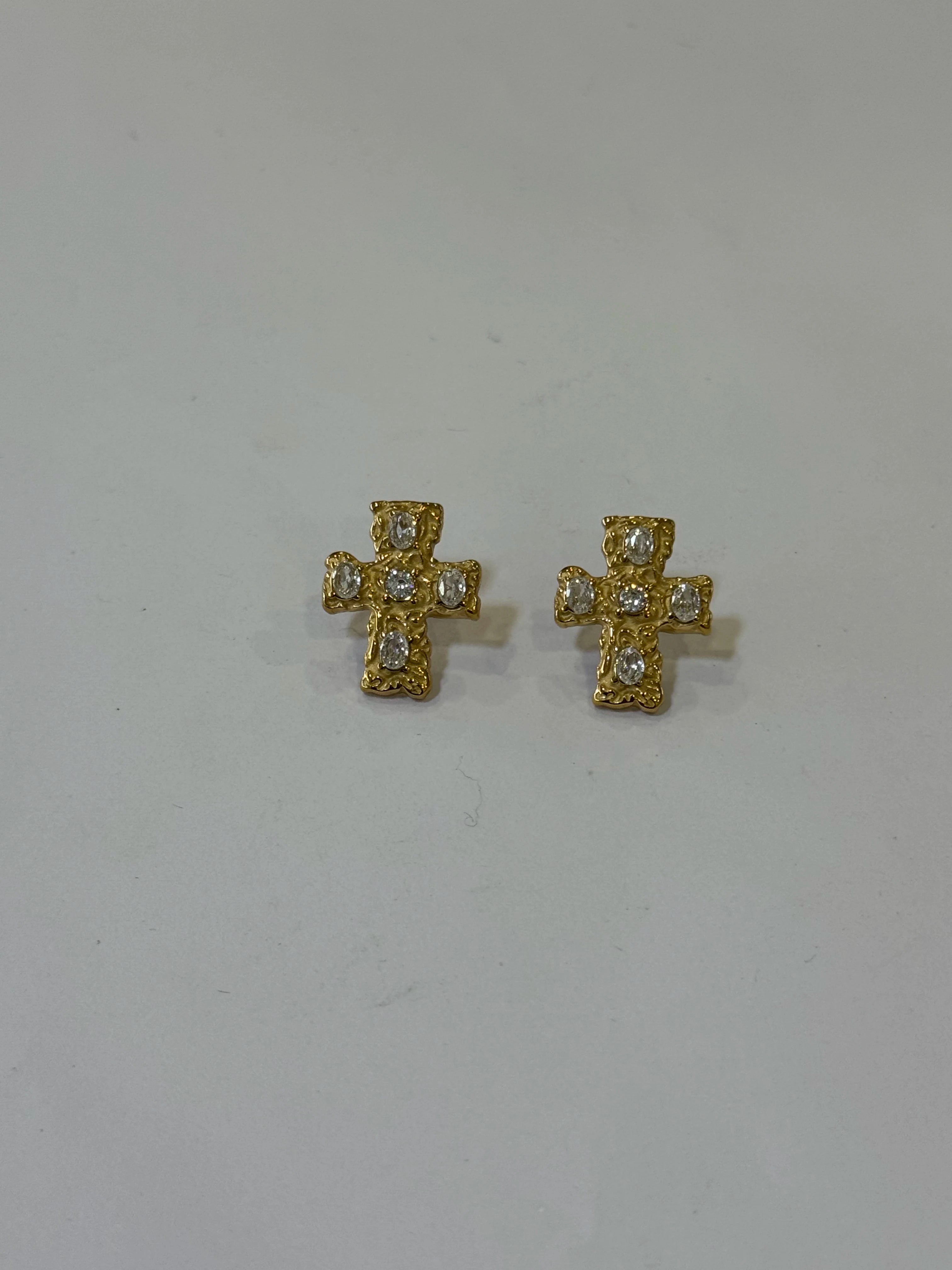 Aretes Acero Inoxidable 18k - 52 - aretes Mundo Chic