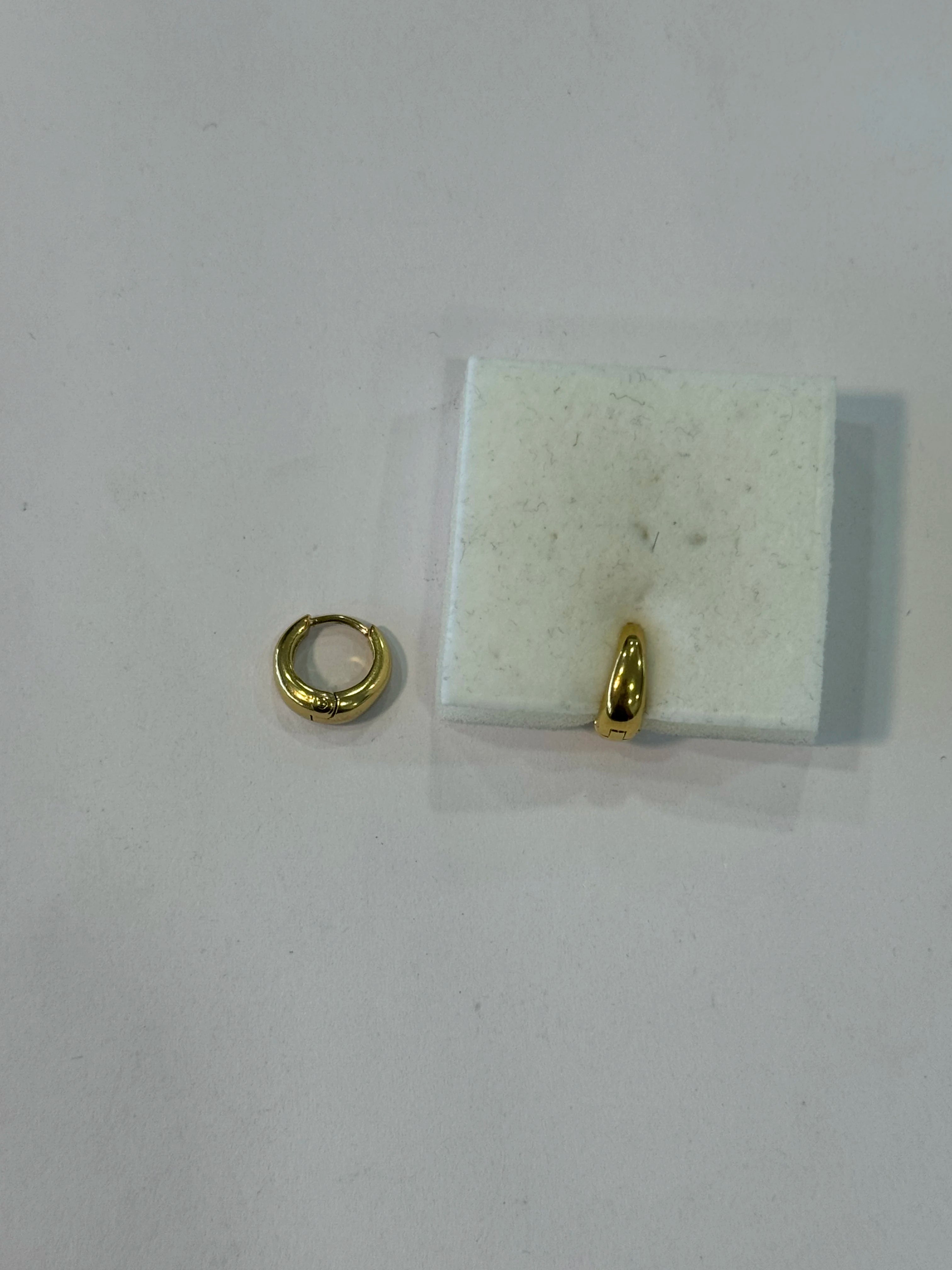 Aretes Acero Inoxidable 18k - 49 - aretes Mundo Chic
