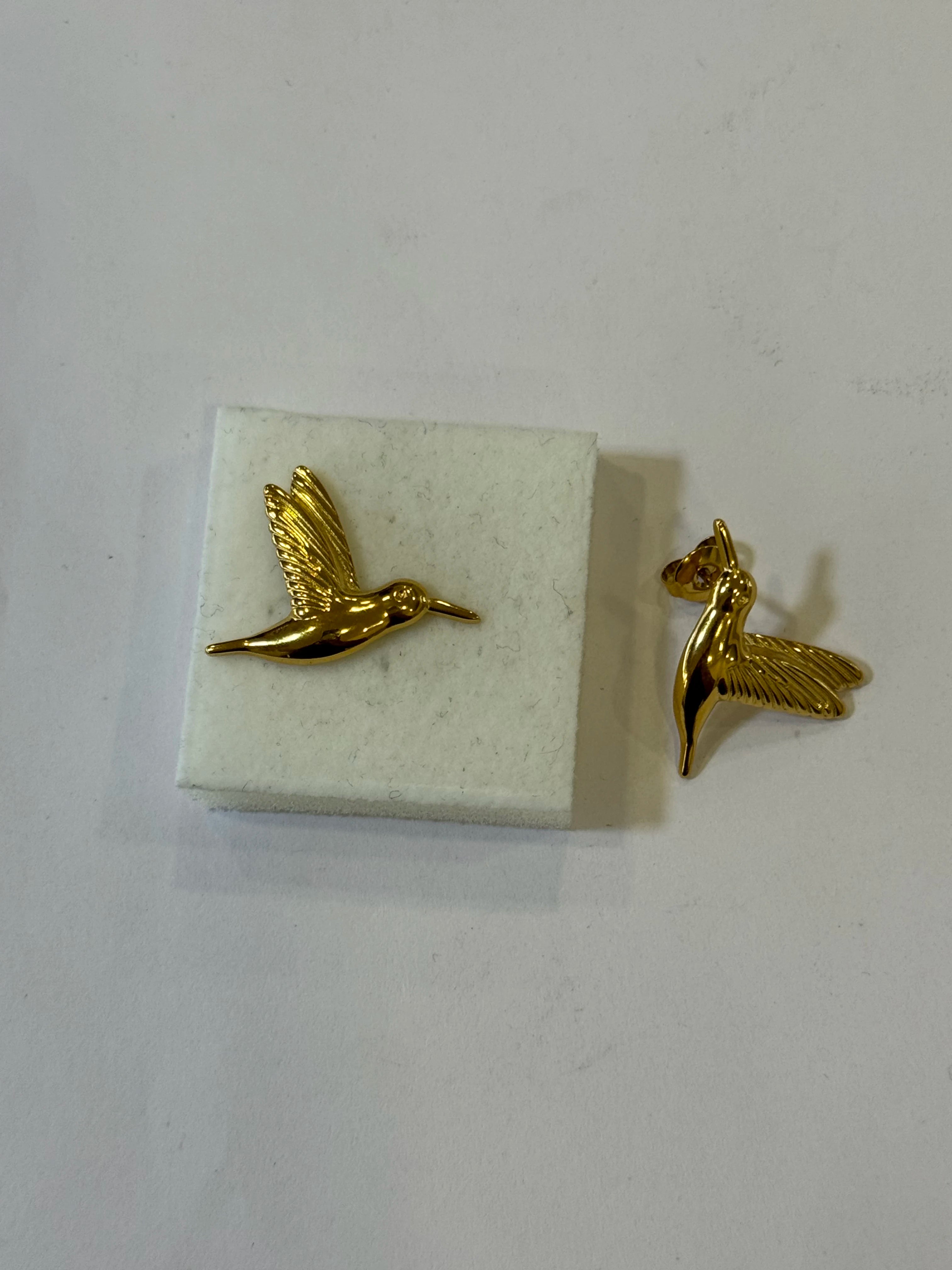 Aretes Acero Inoxidable 18k - 45 - aretes Mundo Chic