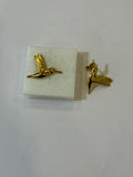 Aretes Acero Inoxidable 18k - 44 - aretes Mundo Chic