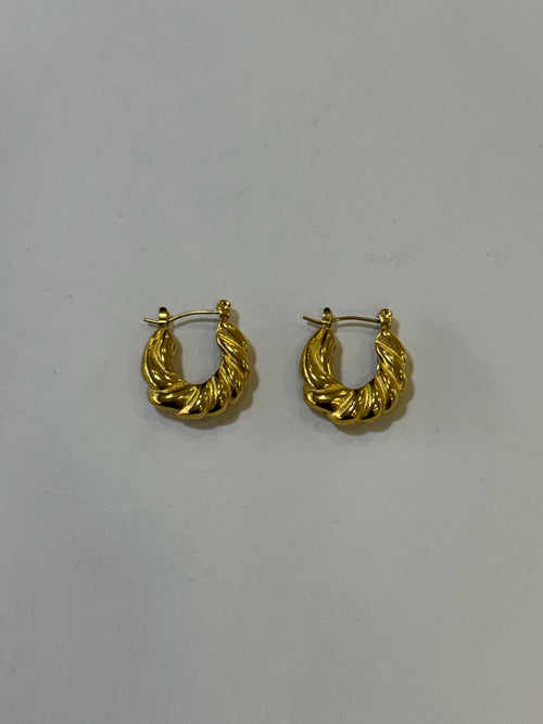 Aretes Acero Inoxidable 18k - 40 - aretes Mundo Chic