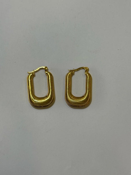 Aretes Acero Inoxidable 18k - 39 - aretes Mundo Chic