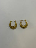 Aretes Acero Inoxidable 18k - 38 - aretes Mundo Chic