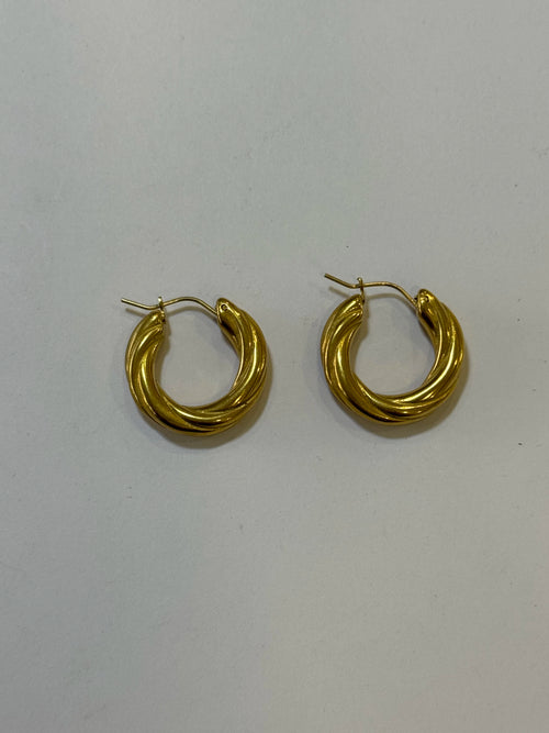 Aretes Acero Inoxidable 18k - 37 - aretes Mundo Chic