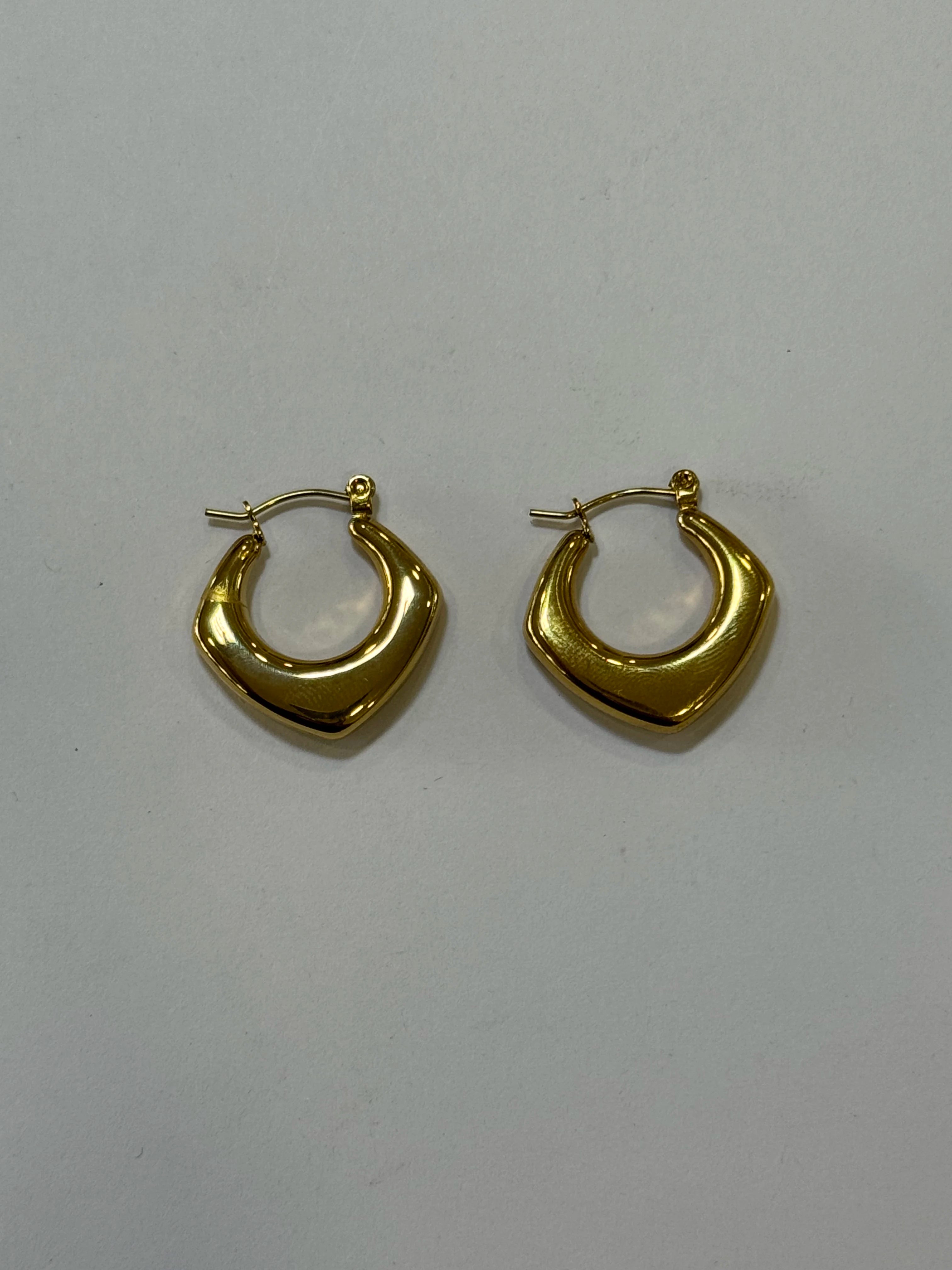 Aretes Acero Inoxidable 18k - 33 - aretes Mundo Chic