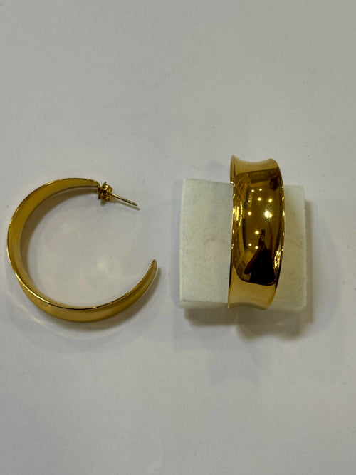 Aretes Acero Inoxidable 18k - 32 - aretes Mundo Chic