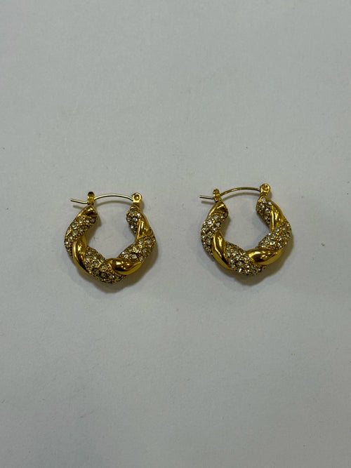 Aretes Acero Inoxidable 18k - 31 - aretes Mundo Chic