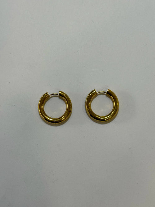 Aretes Acero Inoxidable 18k - 28 - aretes Mundo Chic