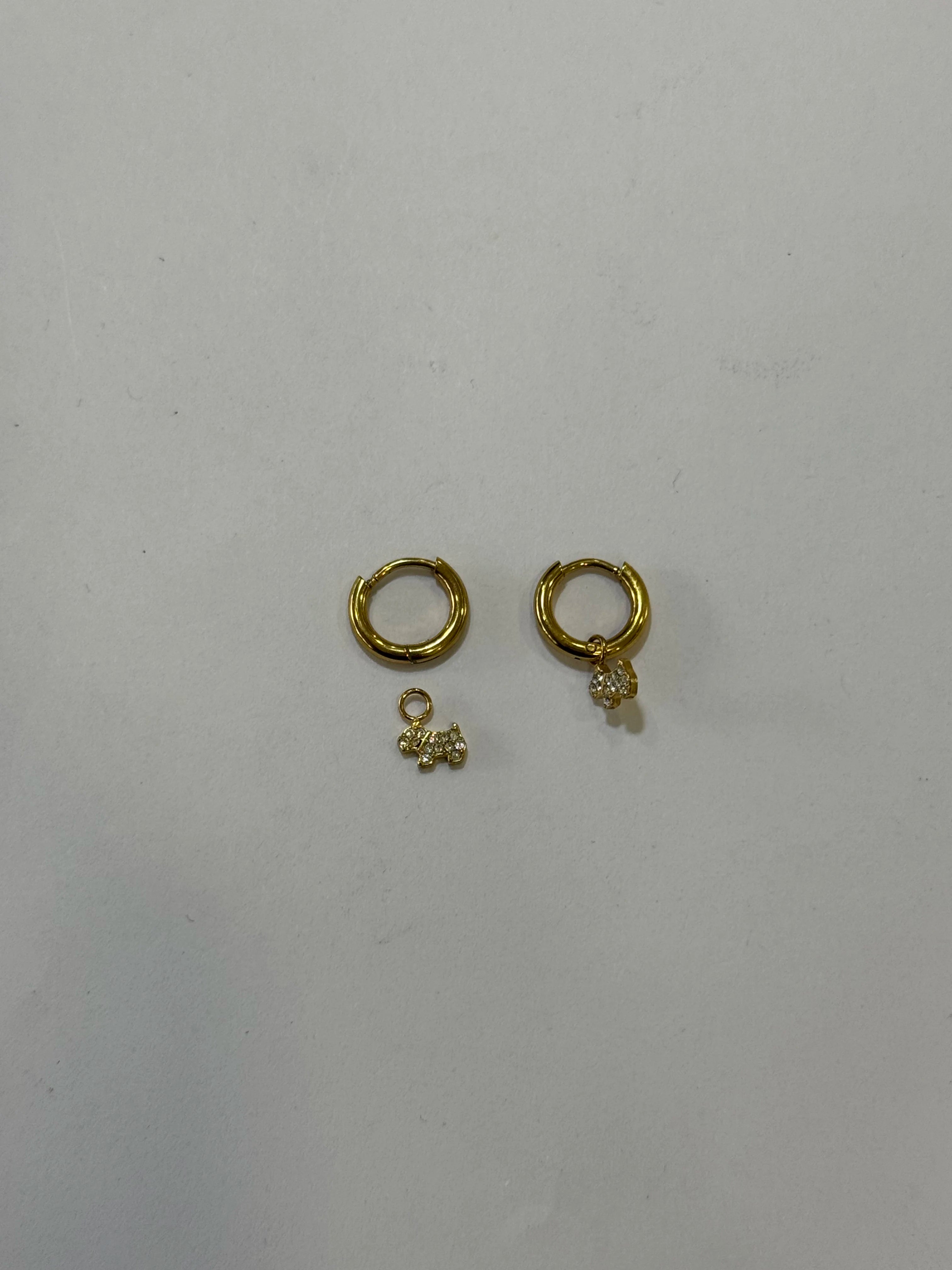 Aretes Acero Inoxidable 18k - 27 - aretes Mundo Chic
