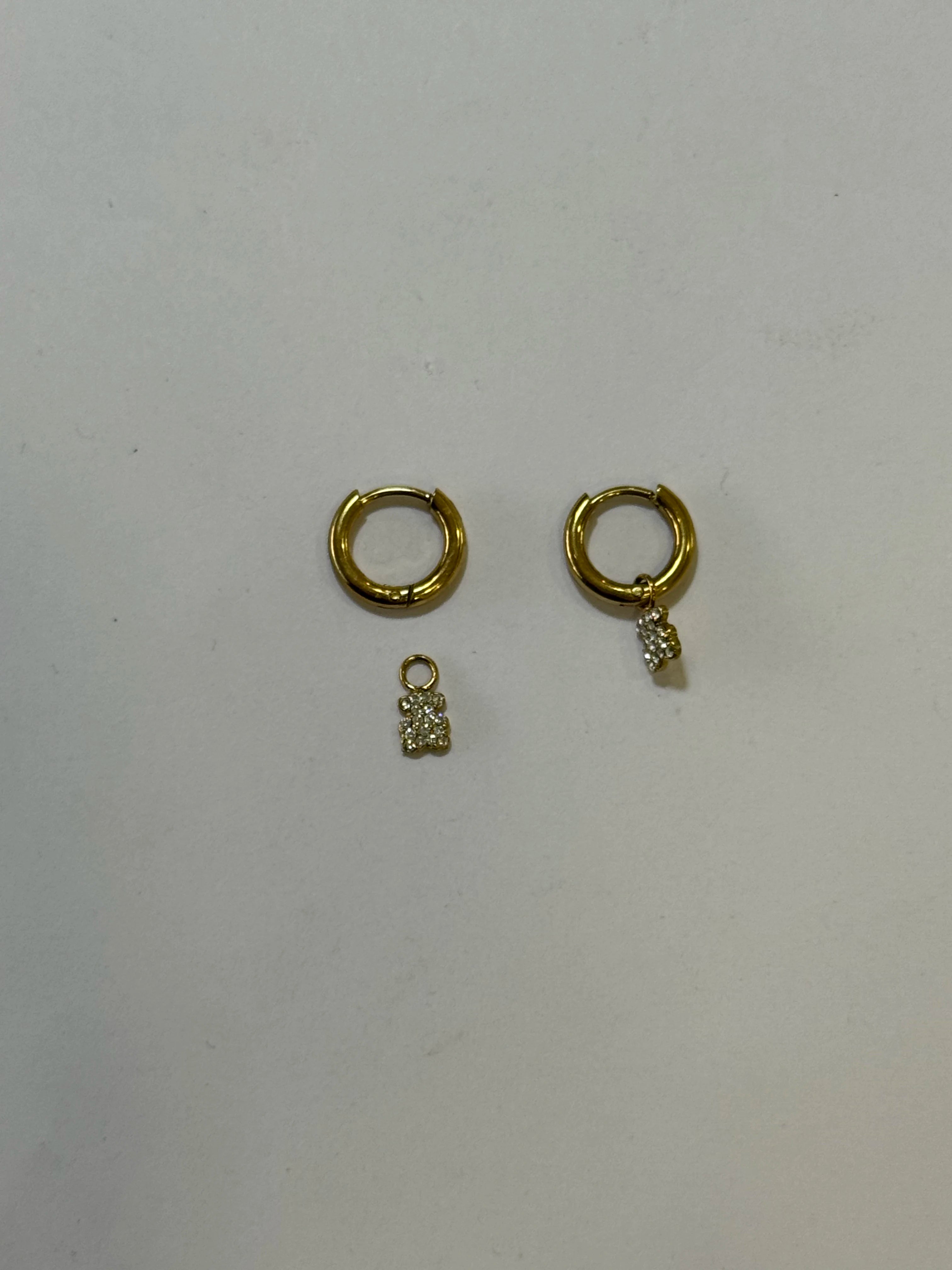 Aretes Acero Inoxidable 18k - 25 - aretes Mundo Chic