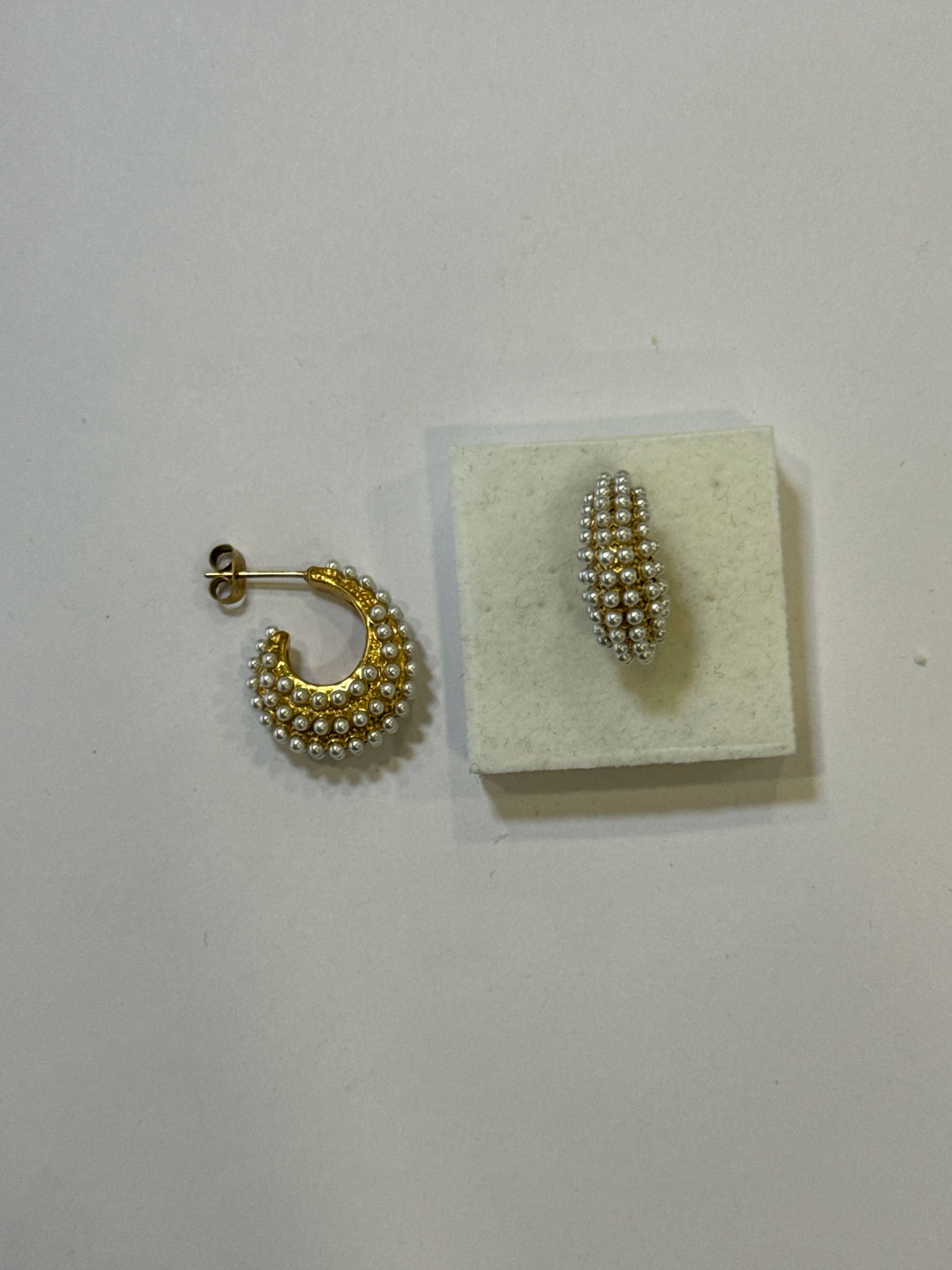 Aretes Acero Inoxidable 18k - 14 - aretes Mundo Chic