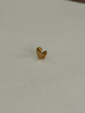 Mariposa 3D. Piercing labret de acero quirúrgico 316L - piercings Mundo Chic