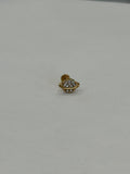 Planeta zirconias. Piercing de acero quirúrgico 316L - piercings Mundo Chic